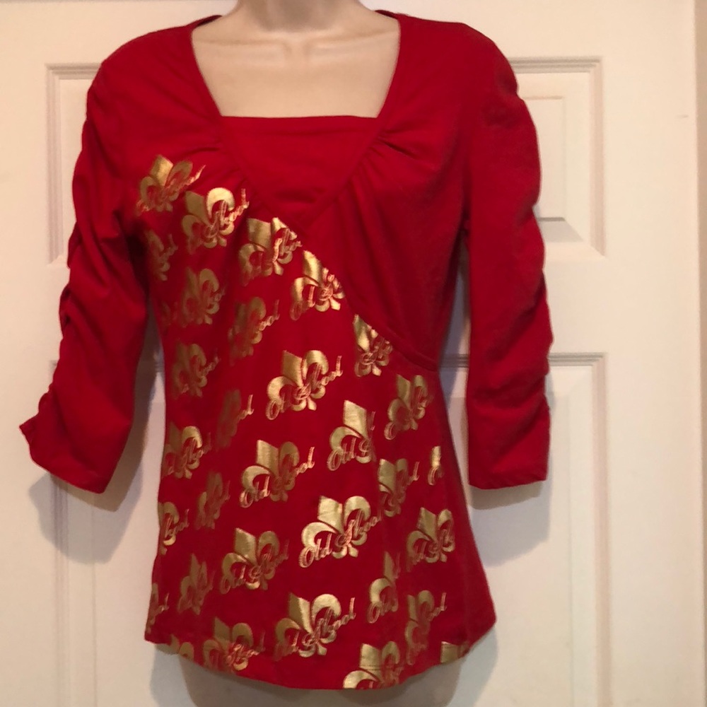 NWT Old Skool French Lily t-shirt size L